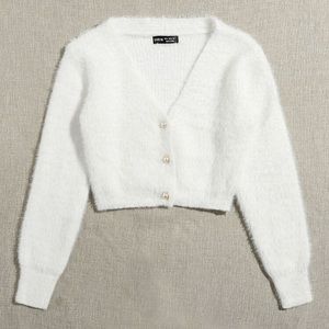 Fuzzy Crop Sweater